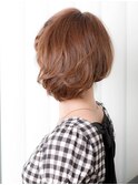 切りっぱなしボブ/美髪/ピンクブラウン[ショートカット/浦和]