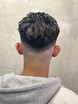 フランクスバーバーリザーブ 人形町店(FRANK’S BARBER RESERVE) 宮城リョータ/パーマ/オールバック/人形町店/ y