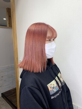 ヘアアンドメイク ルシア 奈良店(hair & make Lucia) ピンク