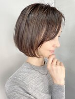 ルーファス メグロ(Ruufus Meguro)&nbsp;大人キレイ抜け感ショートボブ/30代40代