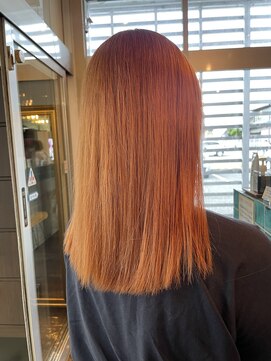 グローバルヘアー バランス(global hair BALANCE) 10代20代 オレンジカラー/オレンジ/ブリーチ