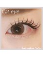 ヘアメロウ ココ(hair mellow CoCo...) マツエク(まつ毛エクステ)160本目尻長めのはね上げ猫目デザイン