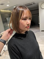 ステラバイケンジ(STELLA by KENJE)&nbsp;大人綺麗ボブ/藤沢/髪質改善縮毛矯正/ショート/脱白髪染め透明感