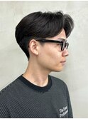 センターパート/ニュアンスパーマ/アップバング