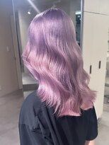 ベレーザ 渋谷(BELEZA)&nbsp;10188秋色ピンクヘアーラベンダーパープル透明感カラー韓国ヘア