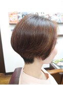 グラデーションマッシュボブショート