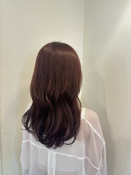 アズーア ヘアーアンドスパ(azure hair&spa) ピンクブラウン/ブリーチなしダブルカラー/横浜/ハイトーン