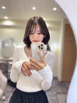 シュガー(Sugar)&nbsp;Bob style bang cut