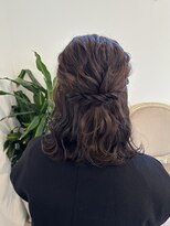 ヘアサロン エスプリ(hair salon esprit)&nbsp;ハーフアップアレンジ