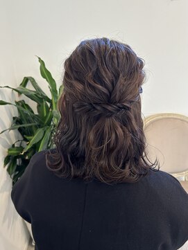 ヘアサロン エスプリ(hair salon esprit) ハーフアップアレンジ