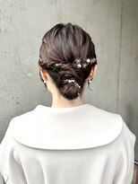 ピークアブー 原宿ハラカド(PEEK-A-BOO) ヘアセット お呼ばれヘア シニヨン お団子ヘア 結婚式ヘア 原宿