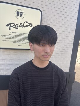 リアンドコー(Re&co) ＊yoshiya＊韓国男子＊スキバサミを使わないシースルーマッシュ