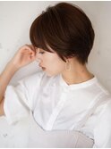 上品ショート◎マッシュボブ◎ブラウン☆髪質改善20代～50代