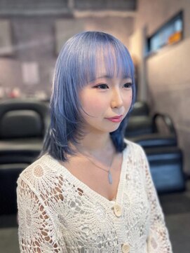 エルバイラビス 大宮(elu by lovis) 《三宅悠斗》アイスブルー/寒色/ブリーチ/大宮