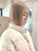 マジコ 下北沢東口店(Magico)&nbsp;ダブルカラーミルクティーピンクベージュカラーケアブリーチ韓国