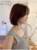レイヤーボブ/カシスレッド