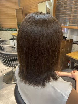 ヘアリゾート粋 トゥジュ 池袋東口店(tujuh) 髪質改善カラー/透明感/ブラウン/ミディアム