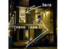 ニカバイカルマ(nica by carma)の雰囲気（terrace futakotamagawa の階段を上がった2階が nica です。）