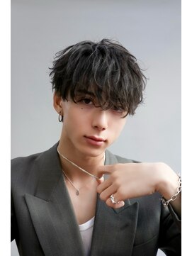 オーシャントーキョー 心斎橋(OCEAN TOKYO WEST) メンズヘアマッシュ束間黒髪シャドウパーマ