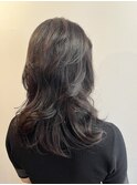くせ毛を活かすロングレイヤー　NYドライカット