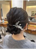 ナチュラル可愛いヘアセット