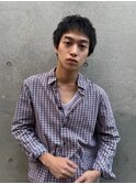 メンズカットパーマ/メンズパーマ/学割U24/センターパート