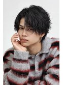 ミディアムセンターパートソフトツイスト