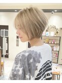 30代40代50代ハイライト銀座ショートヘア　松