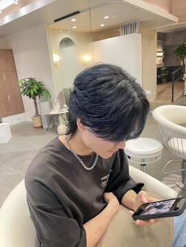 毛流れセンターパート