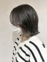 エンクス 天王町店(enx)&nbsp;着物ヘア/ダークアッシュ/ミディアムレイヤーカット/天王町AI103