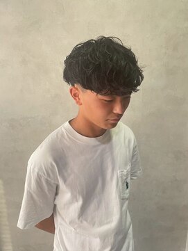 パーミル ヘア クマモト(permille ‰ hair Kumamoto) シャドウパーマ×マッシュ