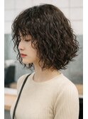 原宿ボブパーマスパイラルパーマ大人ボブウェーブ20代30代40代