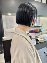 ケンジ 横浜(KENJE) ミニボブ/ルーツカラー/ネイビーブルー/ダブルカラー