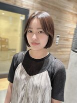 ベイショア(Bay Shore NY)&nbsp;【ミニボブ/ブラウンヘア/顎ラインボブ】