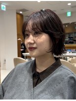 ピークアブー アヴェダ ギンザシックス(PEEK-A-BOO AVEDA GINZASIX) ボブパーマ/外はねボブ/ココアブラウン