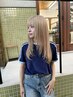【iga指名限定】カット+ケアブリーチカラー+ケアトリートメント ¥22500~