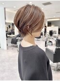 40代50代60代絶壁補正ショート白髪ぼかし銀座大人な丸みくびれ井