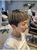 ベリーショートマッシュ×ハイトーン