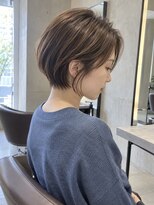 プールバイスタイル 藤沢(POOL by STYLE) 耳かけ丸みショート/30代/藤沢