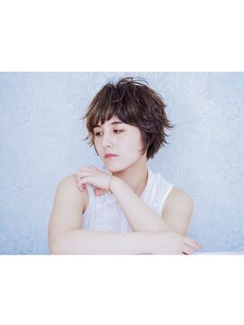 ブーケブラン(BOUQUET BLANC) ニュアンスパーマで抜け感ショート