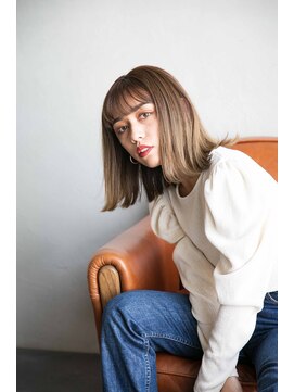 チュラック(Chulack) 【CHULUCK】ハイライトカラー/鎖骨ミディアム/ダブルカラー