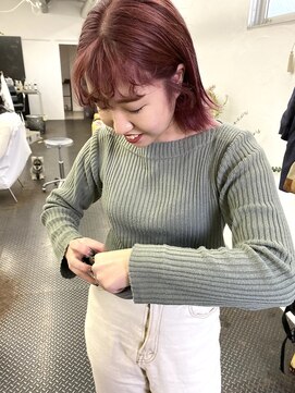 フィン(fin,) fin,/くびれヘア/似合わせカット/デザインカラー/ツートンカラー