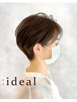 アイディール 心斎橋店(:ideal) 20代30代40代☆女の子らしさを引き出す、ハンサムショート☆