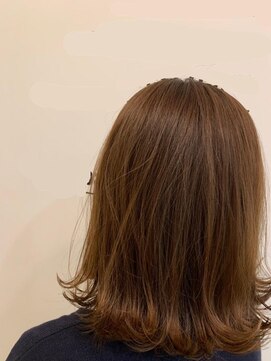 ヘアブランコブランコ 横浜(hair blanco_blanco) 似合わせカット/くびれヘア/デザインカラー/艶ボルドー[横浜駅]