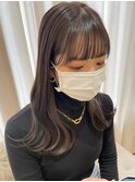大人かわいいコントラストインナーカラー☆