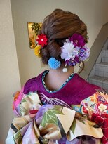 髪技空間アノン(anon)&nbsp;成人式2023