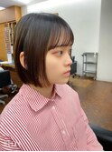 ミニボブ/タッセルボブ/ぷつっとボブ//切りっぱなし20代/30代
