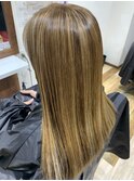 ハイライト+イルミナカラー+TR¥12900