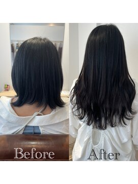 イニット 奈良新大宮(init.) 20代 30代 40代エクステインナーカラー立体感シアーピンク透明感