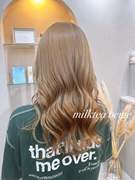 カラークチュール(Color Couture) グレージュカラー/韓国ヘア/デザインカラー/シルキーベージュ/